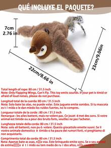 Rechargeable Interactive Cat Toys Can't Fly Chirping Flapping Bird (Simulates Bird Sounds) For Indoor Play Kitty Toy Electric Simulation Bird Pet Toys No Flying