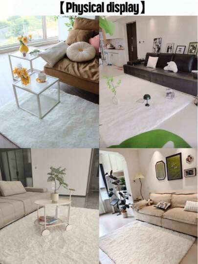 Nordic Printed Plush Tapijt Anti Slip Bottom, Water Absorbent Bathroom, Zachte Com Tafel Thick Sponge, Living Room, Bedroom, Balcony, Study Bathroom view 6