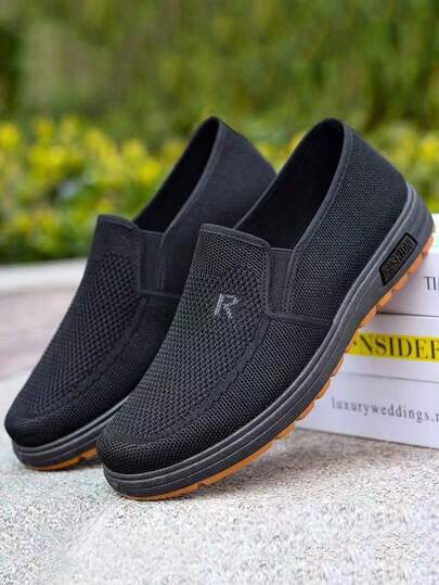 Men's Shoes, Lightweight Cloth Shoes, Anti Slip And Wear-Resistant, Breathable And Comfortable, Suitable For Indoor And Outdoor Hiking Trips