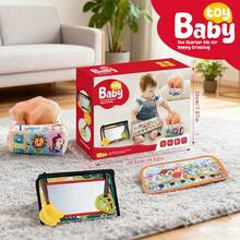 Baby Toys 6 To 12 Months - Baby Tissue Box Toys Montessori Toys For Babies 6-12 Months Soft Crinkle Infant Sensory Toys For 1 Year Old Early Learning Toys Baby Boys Girls - Multicolor - View 2