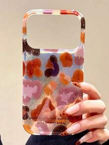 Funda protectora de teléfono con estampado de leopardo y pintura degradada, adecuada para iPhone 17/17 Pro/17 Pro Max, 16/16 Pro/16 Pro Max, 16 Plus, 15 XR/7/8, 15 Pro Max, 12 Pro Max, 13 Pro Max, 14 Pro Max, 13, 14, 11, 12P, 14P, 11P, 12P, XS, XR, 7/8P, 7/8 GES2