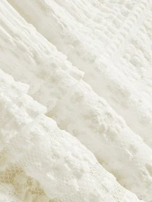 Women's Elegant Ruffle Trim Flare Sleeve Dress, Suitable For Wedding, Office, Daily Wear, Autumn