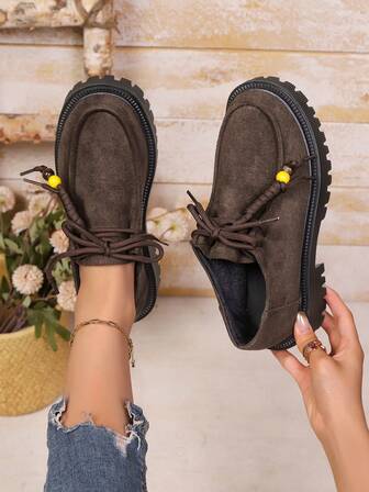 Nuevos mocasines con lazo para mujer de primavera, mocasines de piel suave tipo penny con diseño slip-on y suela plana