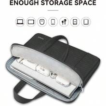 New Ferkurn Laptop Case Bag 17 17.3 Inch Women Men Computer Sleeve With Shoulder Strap Compatible With HP Envy Pavilion/ Inspiron//Vivobook/MSI/AcerWaterproof Briefcase With Handle Black - 17吋 - 查看 3