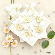 Personalized Acrylic Heart-Shaped Keepsakes, Wedding Favors, Wedding Souvenirs, Holiday Souvenirs, Party Souvenirs - Multicolor - View 14