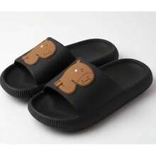 Chinelo Slide Nuvem Capivara Infantil Adulto 27 ao 40 Super Confortável e Leve Lançamento - Preto - Visão 9