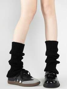 40/70cm 1/2pairs Lolita Leg Warmers Women Long Socks Wool Knitted Foot Cover Arm Warmer Y2K Autumn Winter Socks Boot Cuffs Stockings ﻿