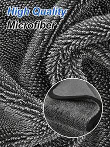 Khăn lau xe hơi sợi nhỏ cỡ lớn – Lưới hai mặt + Siêu thấm hút, làm sạch không trầy xước, thiết yếu cho việc rửa xe – Được làm từ vải sợi nhỏ chất lượng cao và có thiết kế lưới dệt hai mặt, sản phẩm kết hợp bốn ưu điểm cốt lõi: Siêu thấm hút, Không xơ vải, Chống trầy xước và Nhanh khô. - Xám - Xem 6