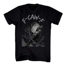 Shirt Blackbird Noelty T-shirt, Fcawf Fun Moon Comfortable and Breathable Soft Fashionable Men's Clothing.webp - Negro - Ver 1