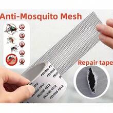 Self-Adhesive Anti-Insect Mesh Repair Tape - Waterproof And Durable, Suitable For Repairing Door And Window Fiberglass Screens, Ideal For Dorm Mosquito Nets And Curtains, Also Great For Home Screen Repair, Essential Back-To-School Item And Household Tool - Multicolor - View 5