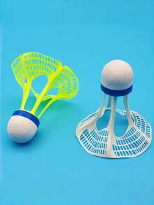 1pc White Or Yellow-Green, Wind-Resistant And Durable PA Nylon Badminton Shuttlecock, High Flight Stability, Professional Training And Competition Use, Outdoor Sports Preferred, Great Gift For Badminton Enthusiasts, Suitable For 80 Regions, Meets Requirements For 11 Holidays, Perfect For Halloween And Christmas