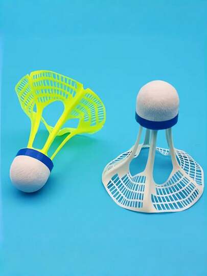1pc White Or Yellow-Green, Wind-Resistant And Durable PA Nylon Badminton Shuttlecock, High Flight Stability, Professional Training And Competition Use, Outdoor Sports Preferred, Great Gift For Badminton Enthusiasts, Suitable For 80 Regions, Meets Requirements For 11 Holidays, Perfect For Halloween And Christmas