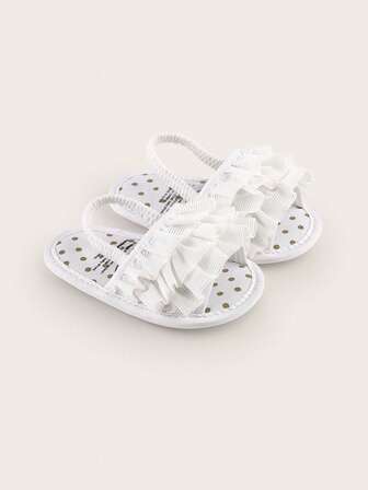 Sandalias de verano para bebé de 3-6 meses, zapatillas transpirables, antideslizantes y antichoques para caminar para bebé niña