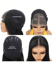 Glueless Wig Human Hair Body Wave 5*5 Lace Closure Wig No Glue No Gel Natural Hairline Pre Plucked Human Hair Wig For Women