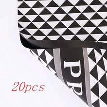 20张鲜花包装纸，韩式防水花束包装纸，时尚优雅的礼品包装纸，适用于情人节、婚礼、生日、周年纪念、毕业典礼、新娘送礼会等场合。是DIY装饰、礼品包装和插花的理想之选，也适合花店和家庭使用。高端质感和时尚设计，适用于各种场合和节日礼品包装。 - 彩色 - 查看 5