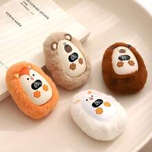 1 قطعة دب ناعم جميل لتدفئة اليد، ذكي ثابت الحرارة، سريع التسخين، محمول لجيب اليد، مع بطارية LED وشاشة درجة الحرارة، مناسب للخارج والداخل، ضروري للسفر والتخييم والمنزل في الخريف والشتاء. هدايا عيد الميلاد، تدفئة اليد، هدايا للرجال، حشو جوارب، تدفئة اليد قابلة لإعادة الشحن