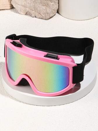 Large Frame One-Piece Versatile Adult Unisex Ski Goggles, Outdoor Sports Protective Eyewear For Winter