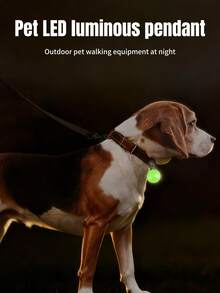 Colgante de mascota LED colorido con función anti-pérdida, luz de advertencia de ideal para pasear perros por la noche - Multicolor - Ver 6