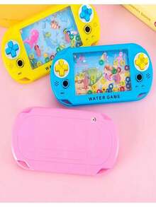 1 件大型海洋水迷宫、掌上圆圈游戏坐立不安玩具、圣诞派对生日小礼物 [随机颜色/图案]