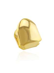 1 Set Glossy Hollow Top & Fully Hollow Bottom Combo Hip Hop Tooth Jewelry For Party, Nightclub Decorations, Unisex Gifts With Detachable Tooth Grips For Adjustment Grills For Teeth,Teeth Gems,Tooth Gems,Grills For Teeth Women,Suitable For Party Dressing Up And Party Supplies, Essential For Party Supplies Dressing Up Braces - Multicolor - View 8