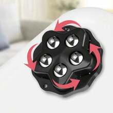 4pcs/Set Quiet Swivel Casters, 5-Ball Heavy Duty 360° Rotation Sliding Wheels, Self-Adhesive Furniture Mover Accessories