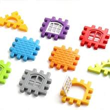 DIY自由组装积木，儿童益智STEAM玩具，宝宝动手能力和脑力训练，连接积木，创意模拟房屋搭建模型玩具，适合圣诞节、派对礼物，专业教育玩具
