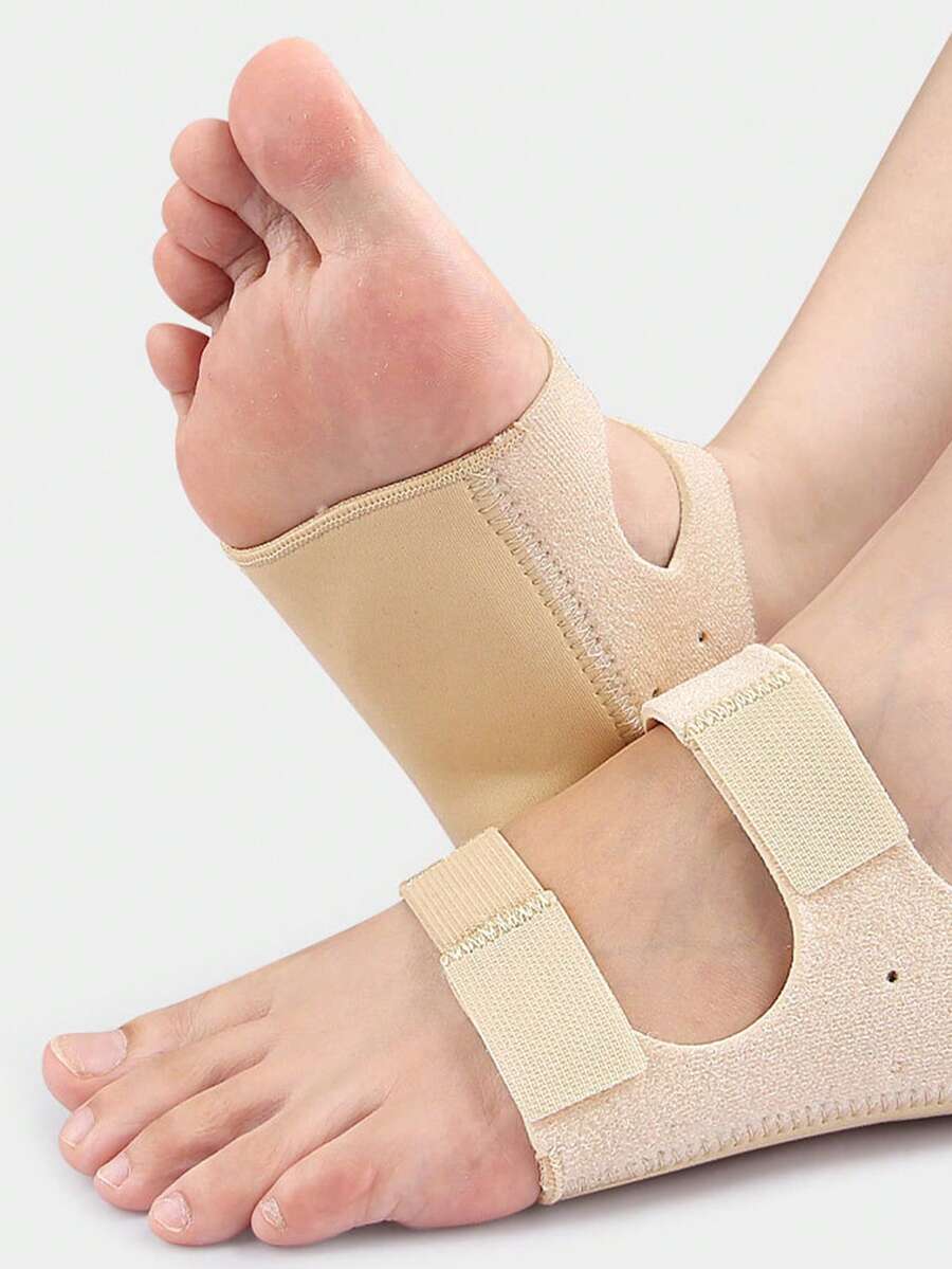 2-In-1 Insole, Soft Underfoot, Shock-Absorbing, Foot Sleeve - Apricot - View 1