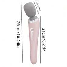 Portable Handheld Massager, USB Rechargeable Relaxation Massager, Soothes The Neck, Back, Thighs, And Waist, With Foot Vibration Relaxation, Suitable For Office Workers And Busy Professionals. - 亮粉紅色 - 查看 3