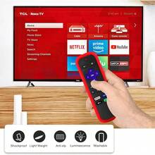 AWYY3 Pack ONEBOM Cover For Roku Remote Cover For Hisense/ Roku TV Steaming Stick/Express Universal Replacement Controller Silicone Sleeve Skin Glow In The Dark (Glow Green+Red+Blue) - Phát sáng Xanh lá cây Đỏ Xanh lam - Xem 4