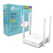 Roteador E Repetidor Wi-fi Wireless Tp-link Archer C21 Ac750 433Mbps 4 Antenas - Wi-Fi 5 5 Portas - Branco - Visão 2