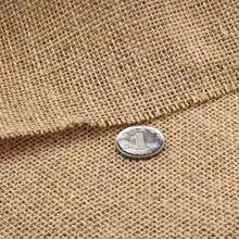 Lino grueso - Tela de lino natural gruesa y duradera, adecuada para paneles de exhibición en el aula, manualidades, caminos de mesa, bodas, etc. - Fácil de cortar, arpillera - Multicolor - Ver 5