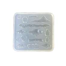 Accessoires de moule de coulée de résine, moule en silicone pour liquide de résine, moule en silicone pour porte-clés en résine, moule en résine - Silicone - Voir 5