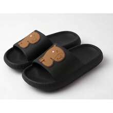 Chinelo Slide Nuvem Capivara Infantil Adulto 27 ao 40 Super Confortável e Leve Lançamento - Preto - Visão 3