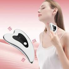 Electric Gua Sha Facial Tool, Reduces Puffiness, Anti-Wrinkle, Anti-Aging, Vibrating Gua Sha Massager With Heating Function