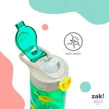 AWYYDisney Frozen Sage Water Bottle For School Or Travel 16oz Durable Plastic Water Bottle With Straw Handle And Leak-Proof Pop-Up Spout Cover 2-Pack Set Anna And - 迪士尼冰雪奇緣安娜艾莎 - 查看 4