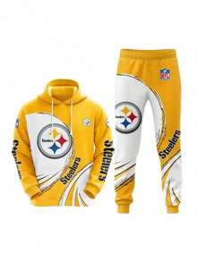Pittsburgh Steelers  Football Team Sport Hoodie Tracksuit Men's And Women's Hoodie Set - Phong cách - Xem 2