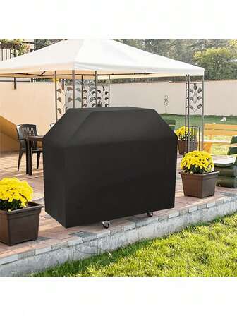 1pc BBQ Grill Barbeque Cover, Anti-Dust Waterproof Heavy Duty Charbroil BBQ Cover, Outdoor Rain Protective Barbecue Cover