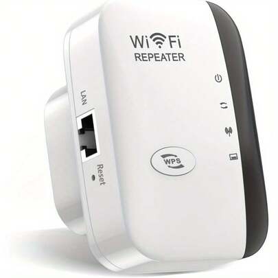 WiFi Extender, WiFi Booster For Home, WiFi Repeater Range Extender, Covers Up To 5000 Sq. Ft And 35 Devices With Ethernet Port, Quick Setup