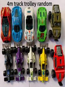 儿童360度旋转蓝红赛道，配备15英尺入口和灵活的赛车坡道，培养智慧和动手能力，丰富想象力，适合3岁以上儿童。包含吸盘式赛道和合金赛车，兼容1/64比例模型车，是男孩女孩的生日礼物和万圣节礼物之选。无需电池，可重复使用，亲子互动益智手工游戏套装。 - 彩色 - 查看 11