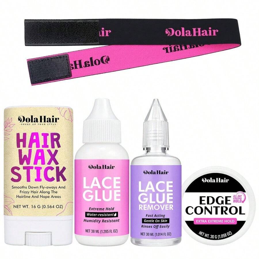 AWYYDolahair Lace Wig Glue Kit - Waterproof Lace Front Adhesive For Wigs Glue Kit-5pcs - GlueKit5pcs - View 1