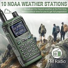 LM UV-8800 Ham Radio Actualización de uv-5r Cargador USB de doble banda de dos vías de largo alcance 999 canales sin manos VOX Walkie talkies para adultos con antena 771 batería de linterna de - Negro - Ver 7