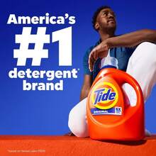 Tide Liquid Laundry Detergent, Original Scent, 80 Fl Oz, 64 Loads, Boosted Clean Even In Cold Water With Concentrated Washing Soap - Red - View 3