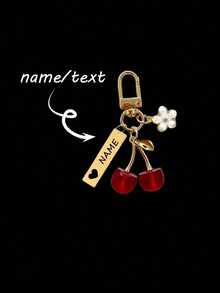 1pc Customized Metal Sakura Flower Keychain, Lightweight And Graceful Sakura Design With Tag Accessory, Suitable For Bag, Car Keys, Couple & Holiday Gifts,Delicate Romance,Warm Ambience, Autumn Home Refresh, Home Harmony,Chic Design - Multicolor - View 42