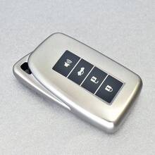 适用于雷克萨斯 NX IS RX ES GX LX LS UX GS 200 260 300 350 NX200 NX300 RX350 ES300 的灰色 TPU 材质汽车钥匙保护套 - 灰色 - 查看 10