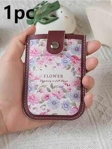 1pc/2pcs Slide-Out Card Holder, Large Capacity ID Card Case, Creative Card Wallet With Multiple Card Slots, Anti-Demagnetization, Compact & Slim