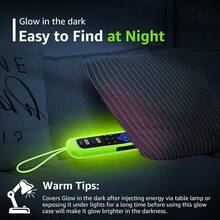 AWYY2 Pack Replacement Remote For Roku TV With Glow In The Dark Case Universal Remote For /Hisense/Onn/Sharp/Element/ Roku Smart TVs - 2個裝遙控器粉紅外殼藍色外殼 - 查看 4