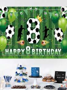 Un fondo de pared para la decoración de una fiesta familiar, adecuado para fiestas de cumpleaños, fiestas de vacaciones y reuniones familiares. - Multicolor - Ver 3