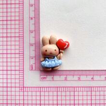 5/10pcs Cartoon Rabbit Resin Refrigerator Magnets, Cute Decorative Magnets Suitable For Kitchen, Office Whiteboard, Storage Cabinet And Dishwasher - Ideal For Home Decor And Mother's Day Gifts, Fridge Magnets - Multicolor - View 11