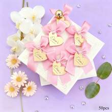 Personalized Acrylic Heart-Shaped Keepsakes, Wedding Favors, Wedding Souvenirs, Holiday Souvenirs, Party Souvenirs - Multicolor - View 13