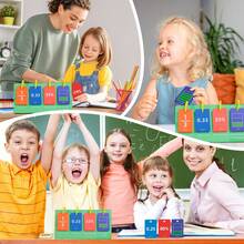 Double-Sided Fractions And Equivalency Flip Chart - Math Manipulatives For Elementary School, Fraction Manipulatives, Homeschool Supplies - Multicolor - View 10